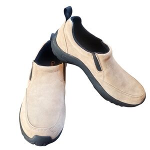 Cabela's Tan Suede Slip-On Comfort Trail Mule Clogs ShoesWomen's size 11